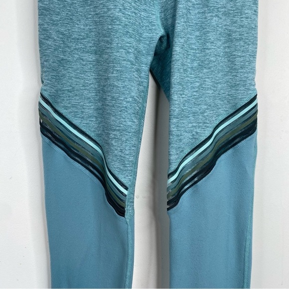 Beyond Yoga All The Filament High Waisted Legging S Sky Blue Yoga Barre Pilates - Picture 3 of 11